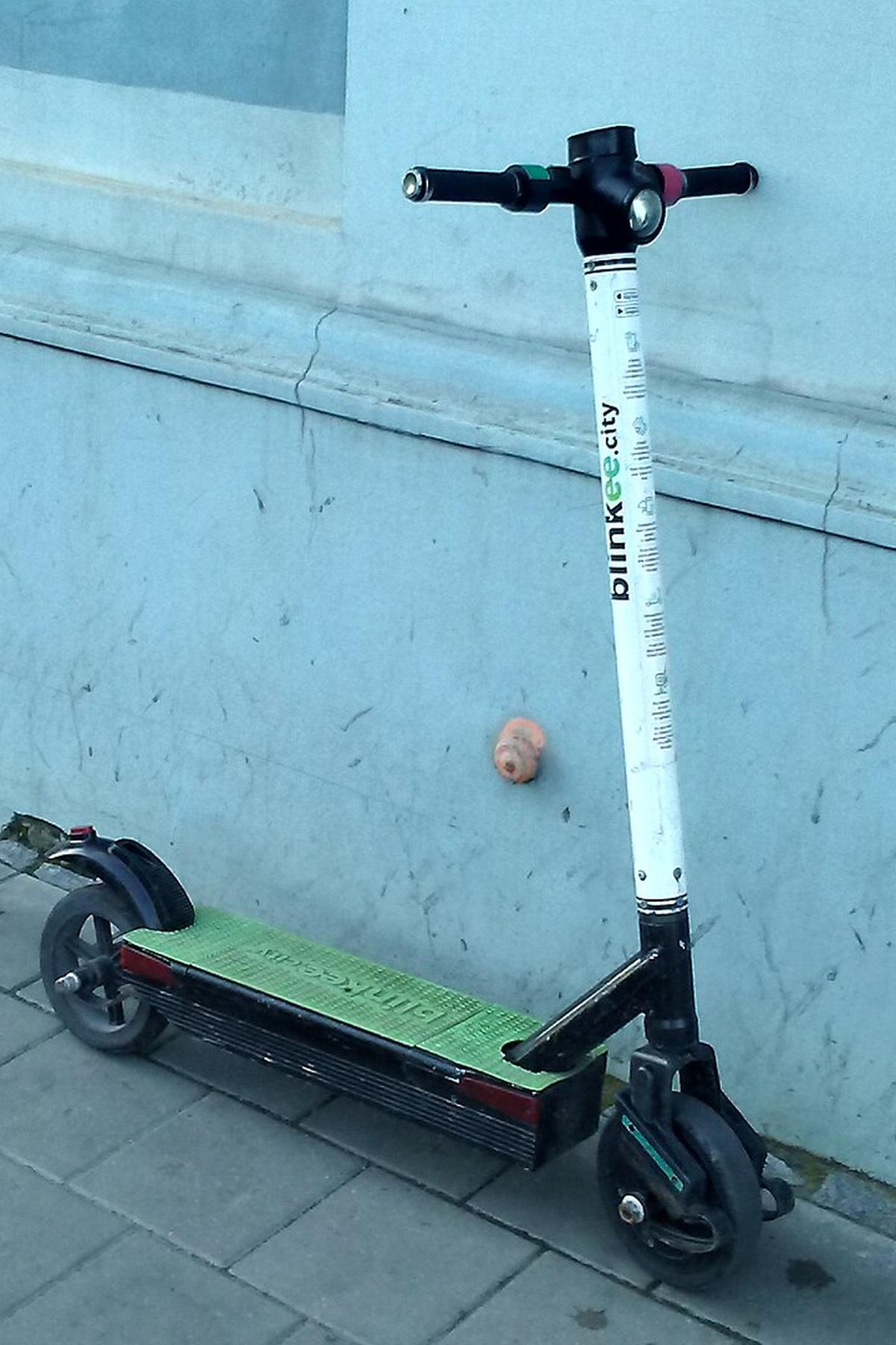 electric scooter street
